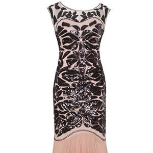 Sequin Flapper inspired gown.